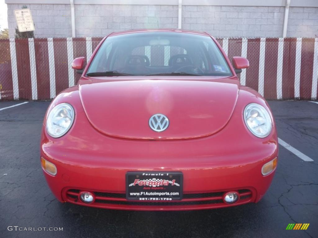 2000 New Beetle GLS Coupe - Red Uni / Black photo #7