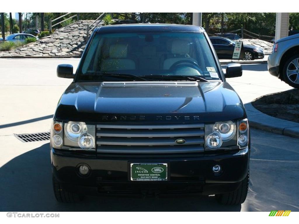 2005 Range Rover HSE - Adriatic Blue Metallic / Sand/Jet photo #6