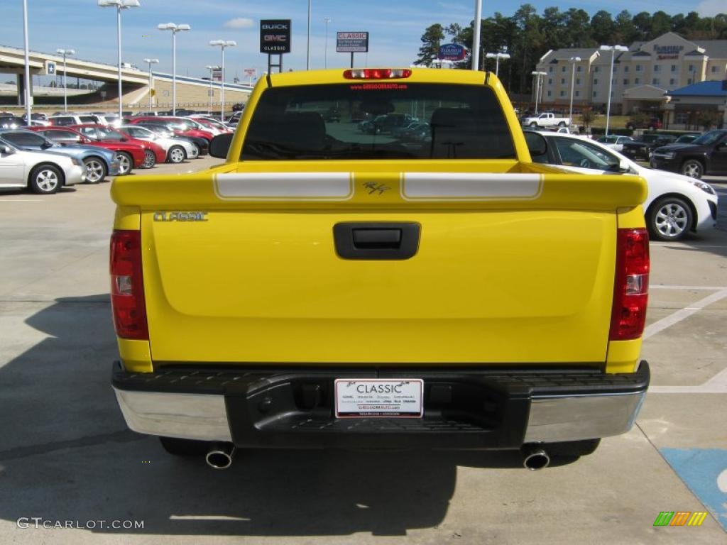 2008 Silverado 1500 LT Regular Cab - Yellow / Ebony photo #4