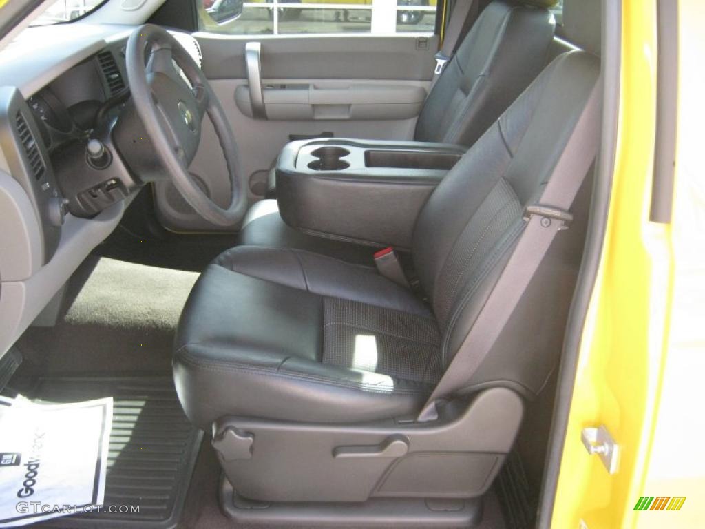 2008 Silverado 1500 LT Regular Cab - Yellow / Ebony photo #13