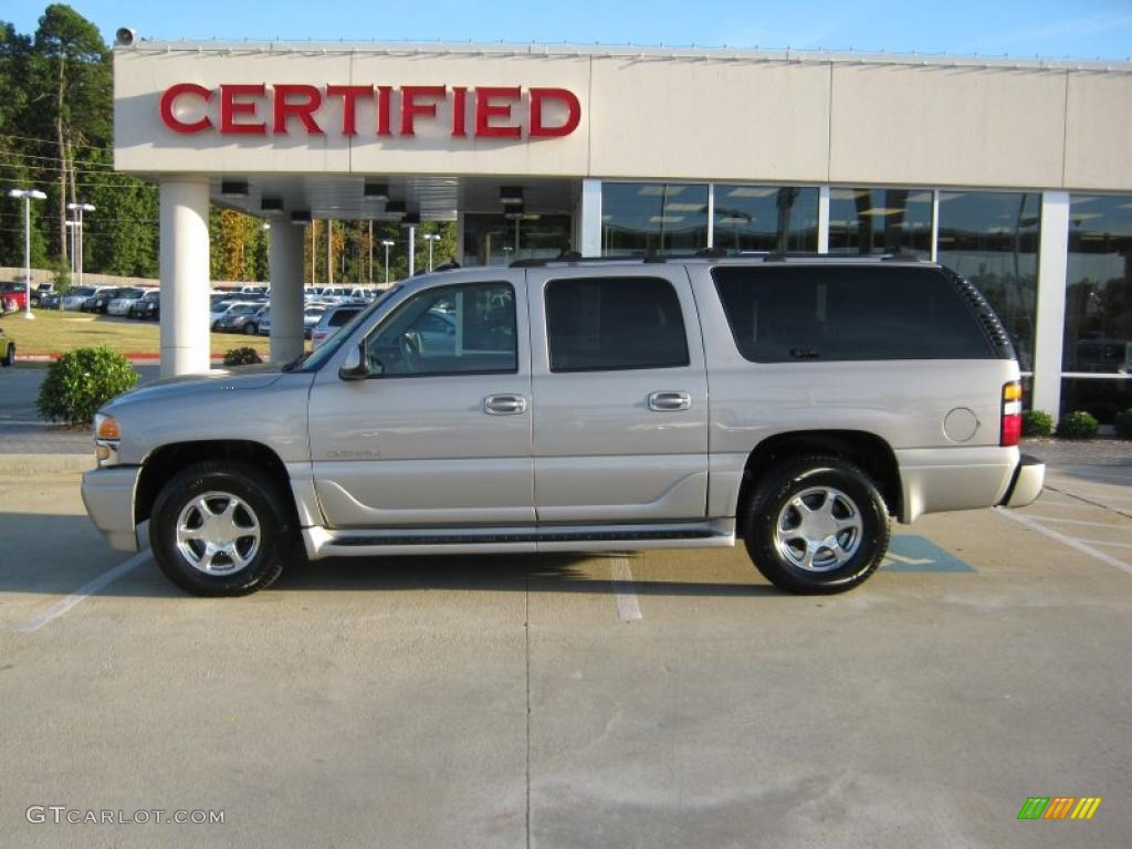 2004 Yukon XL Denali AWD - Silver Birch Metallic / Sandstone photo #2