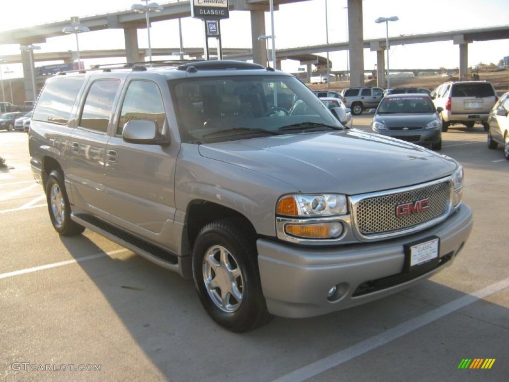 2004 Yukon XL Denali AWD - Silver Birch Metallic / Sandstone photo #7