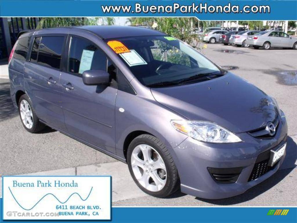 2008 MAZDA5 Sport - Galaxy Gray / Black photo #1