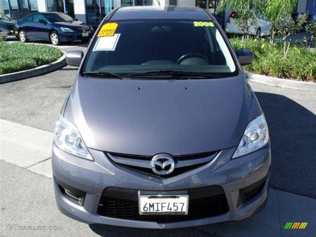 2008 MAZDA5 Sport - Galaxy Gray / Black photo #2
