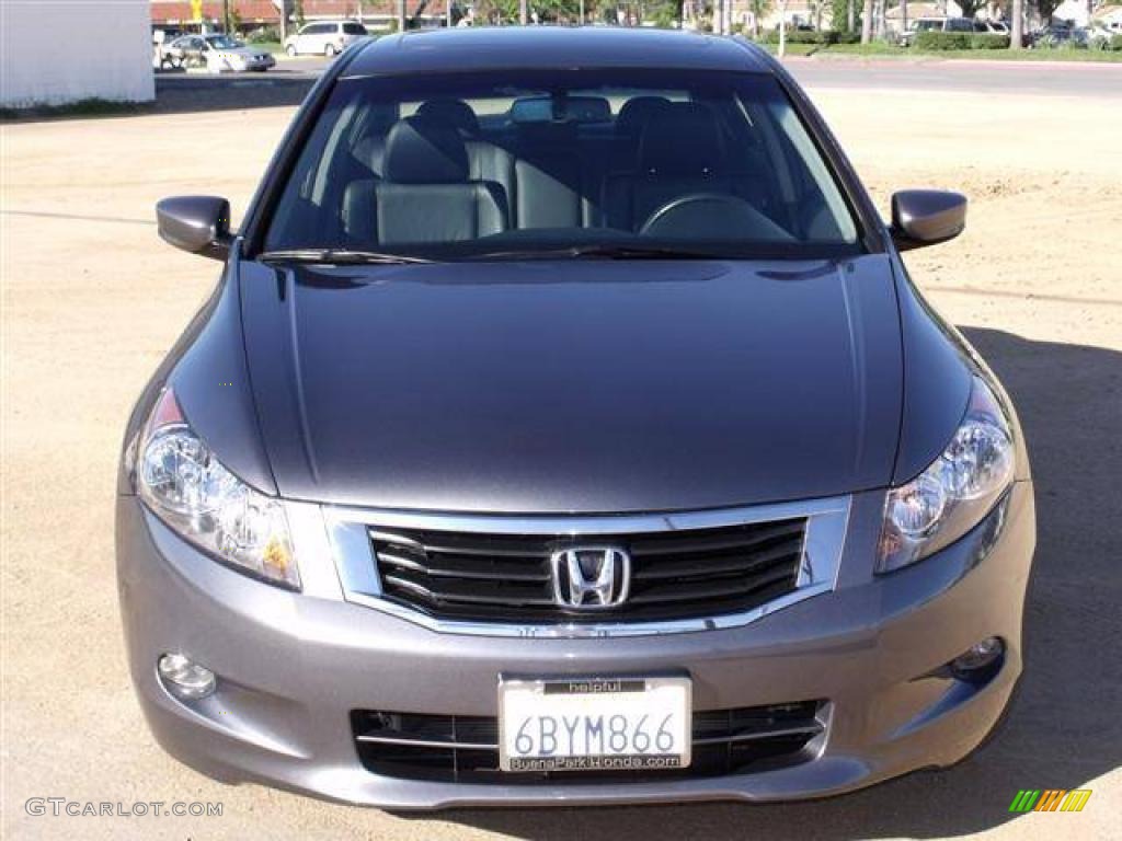 2008 Accord EX-L V6 Sedan - Polished Metal Metallic / Black photo #2