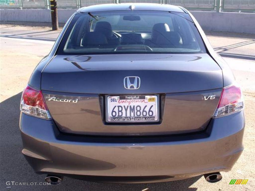 2008 Accord EX-L V6 Sedan - Polished Metal Metallic / Black photo #6