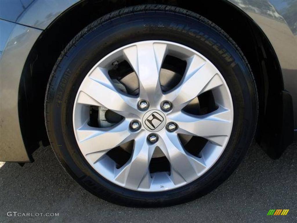 2008 Accord EX-L V6 Sedan - Polished Metal Metallic / Black photo #9