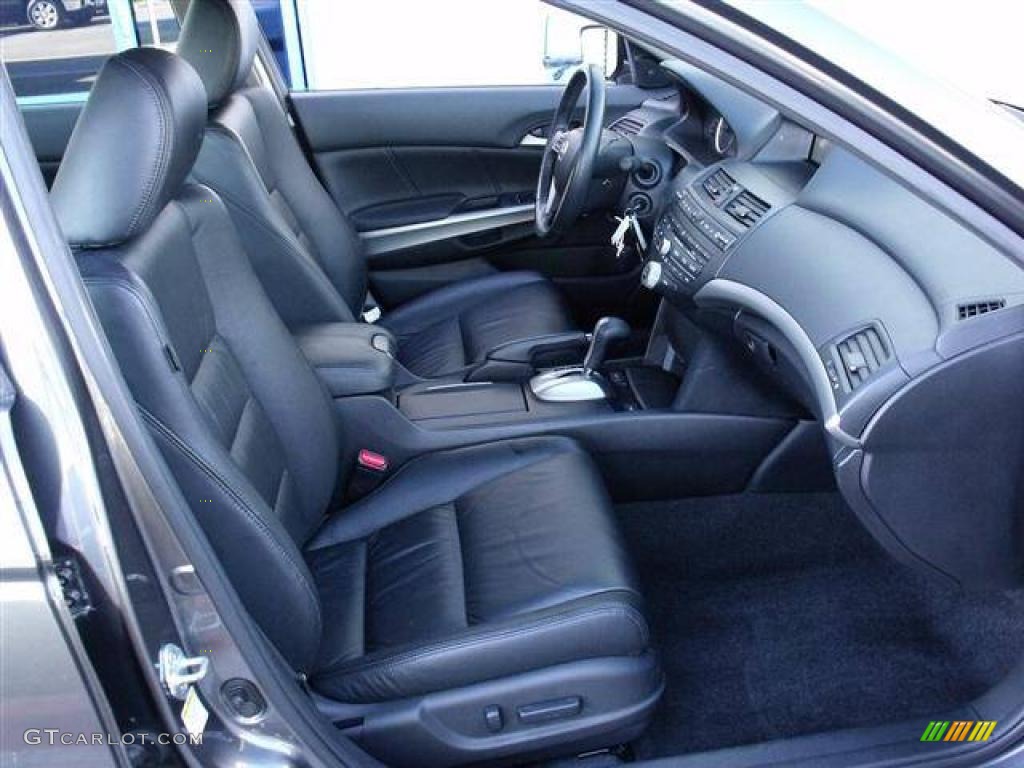 2008 Accord EX-L V6 Sedan - Polished Metal Metallic / Black photo #13