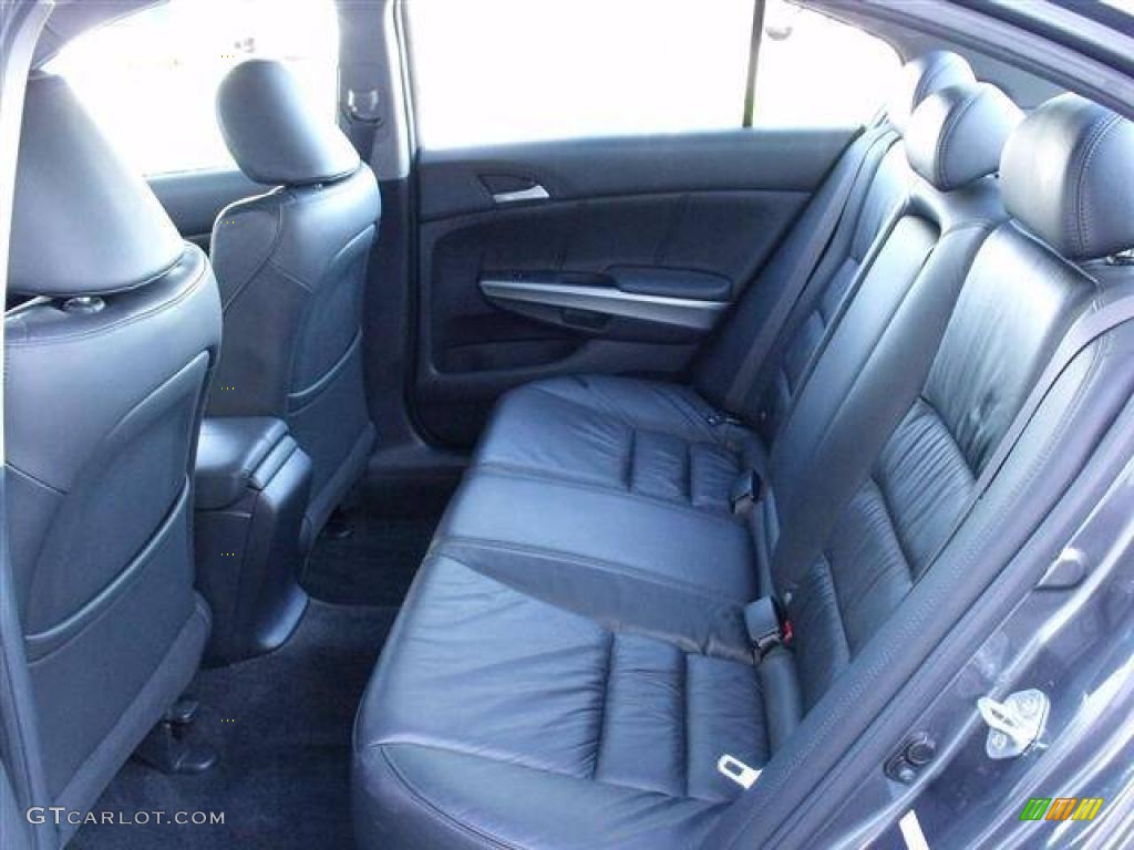 2008 Accord EX-L V6 Sedan - Polished Metal Metallic / Black photo #16