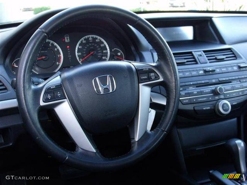 2008 Accord EX-L V6 Sedan - Polished Metal Metallic / Black photo #17