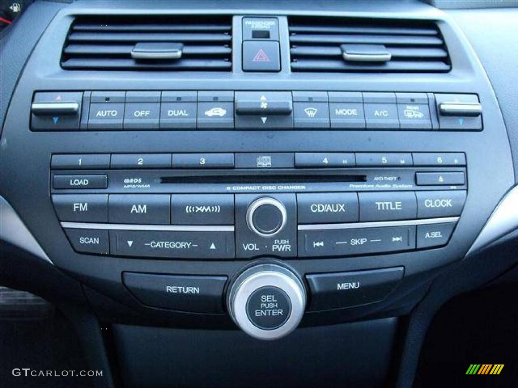 2008 Accord EX-L V6 Sedan - Polished Metal Metallic / Black photo #23