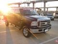 2005 Black Ford F250 Super Duty Lariat Crew Cab 4x4  photo #7