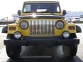 2004 Solar Yellow Jeep Wrangler Unlimited 4x4  photo #2
