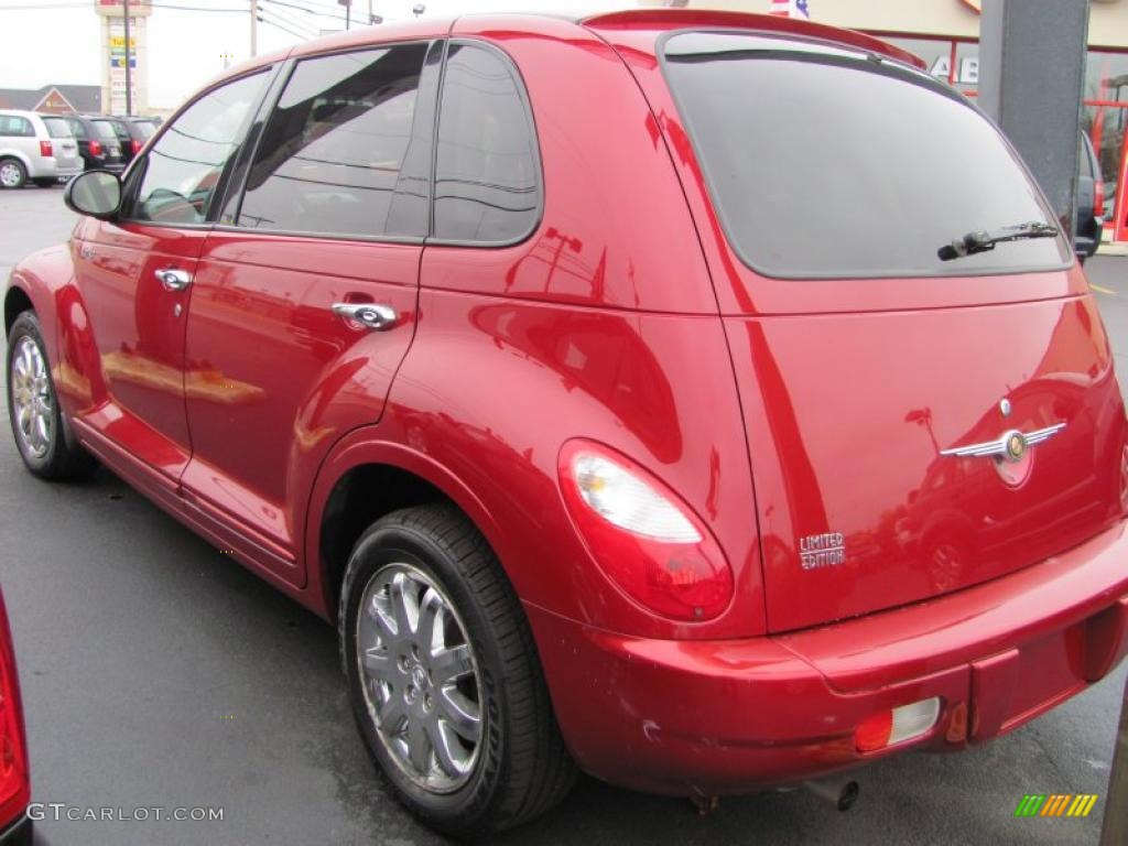 2006 PT Cruiser Limited - Inferno Red Crystal Pearl / Pastel Slate Gray photo #7