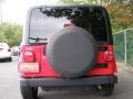 2005 Flame Red Jeep Wrangler X 4x4  photo #5