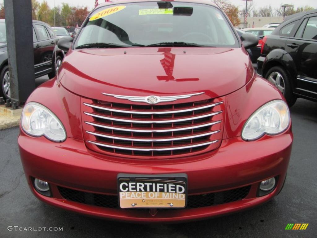 2006 PT Cruiser Limited - Inferno Red Crystal Pearl / Pastel Slate Gray photo #11