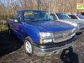 2004 Arrival Blue Metallic Chevrolet Silverado 1500 Regular Cab  photo #1