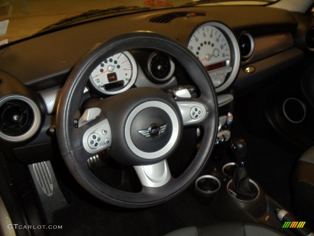 2007 Cooper S Hardtop - Sparkling Silver Metallic / Grey/Carbon Black photo #16