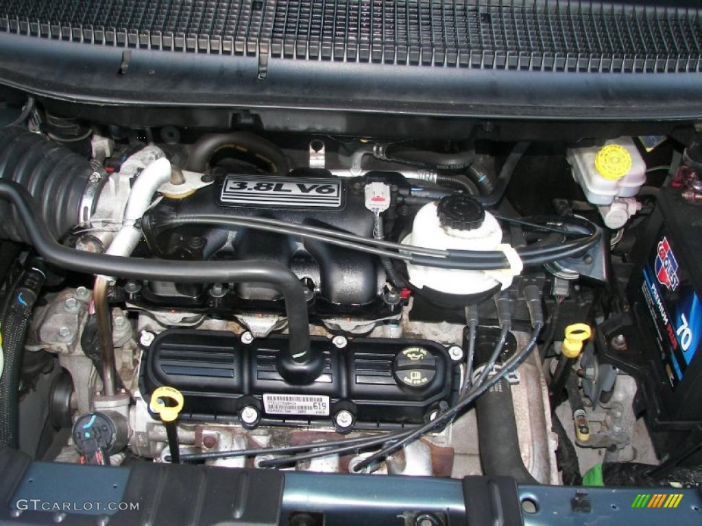 2006 Chrysler Town & Country Touring 3.8L OHV 12V V6 Engine Photo #39580401