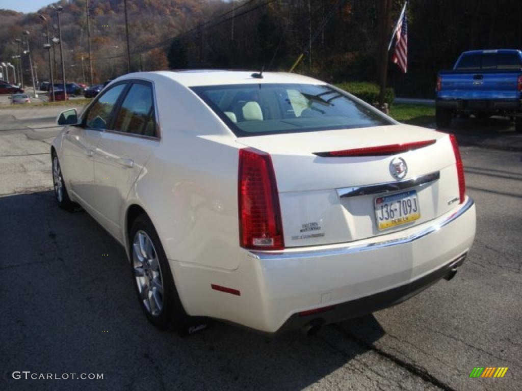 White Diamond Tri-Coat 2008 Cadillac CTS 4 AWD Sedan Exterior Photo #39580849