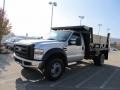 Silver Metallic - F550 Super Duty XL Regular Cab 4x4 Dump Truck Photo No. 7