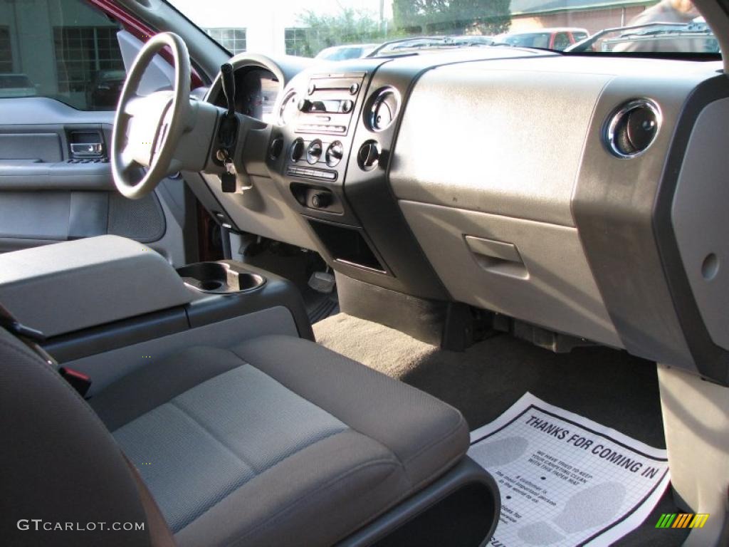 2006 F150 XLT SuperCab 4x4 - Dark Toreador Red Metallic / Medium/Dark Flint photo #8