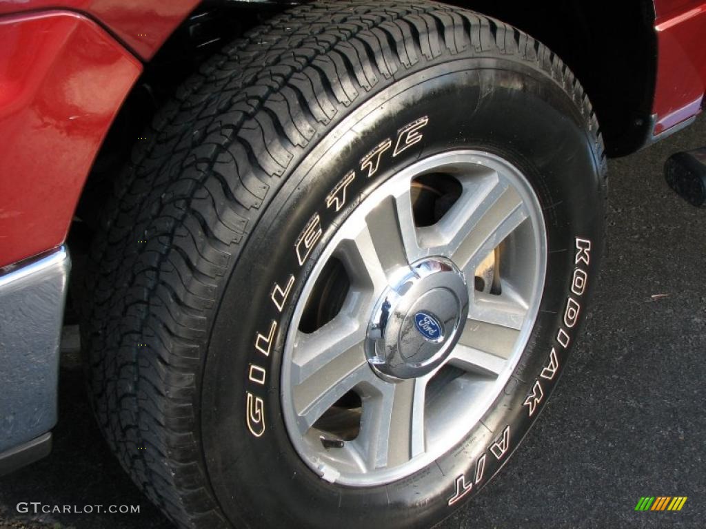 2006 F150 XLT SuperCab 4x4 - Dark Toreador Red Metallic / Medium/Dark Flint photo #16