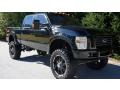 Black 2008 Ford F250 Super Duty FX4 Crew Cab 4x4 Exterior