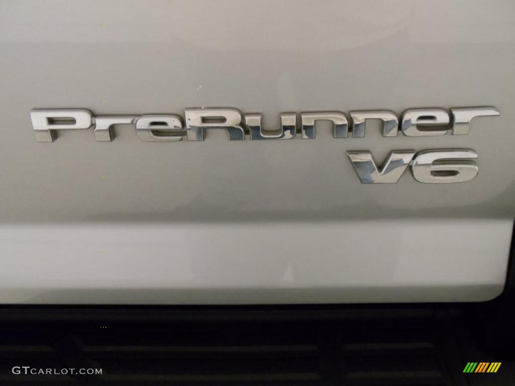 2009 Tacoma V6 PreRunner Double Cab - Silver Streak Mica / Graphite Gray photo #18