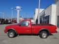 1999 Bright Red Ford Ranger Sport Regular Cab 4x4  photo #2