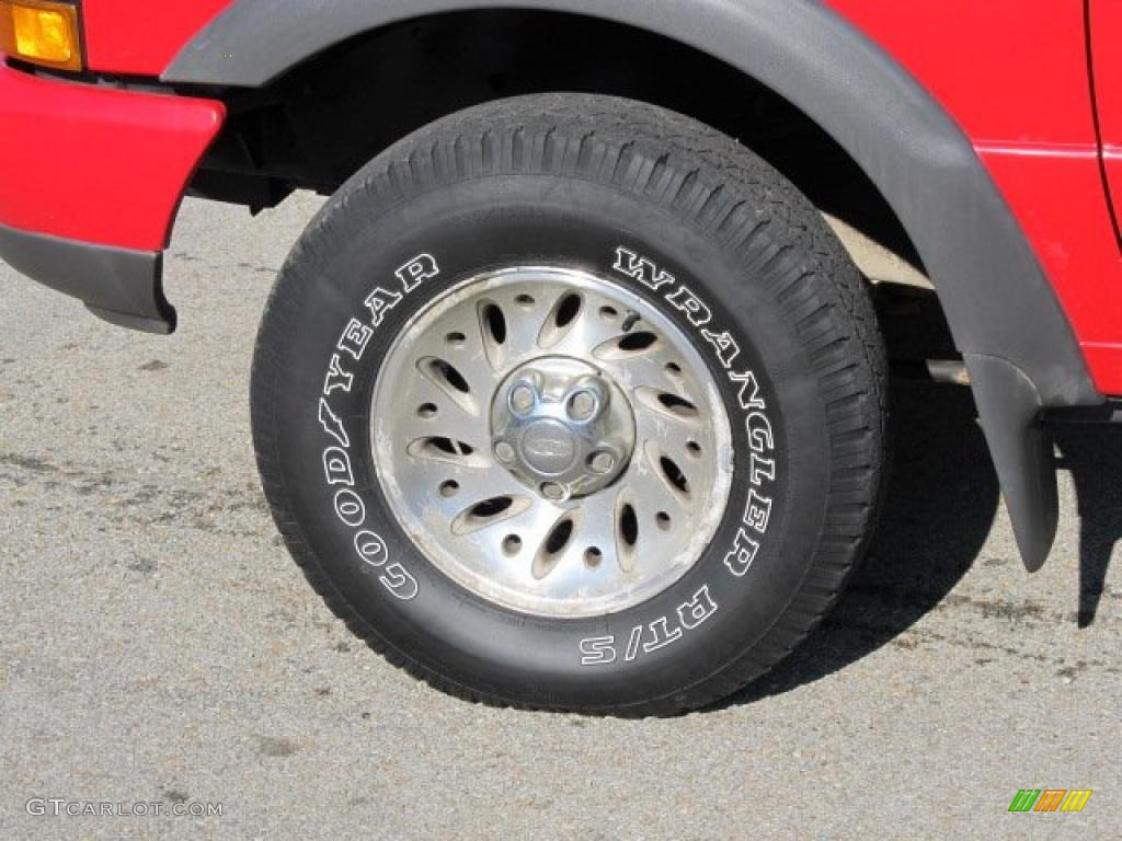 1999 Ranger Sport Regular Cab 4x4 - Bright Red / Medium Graphite photo #3