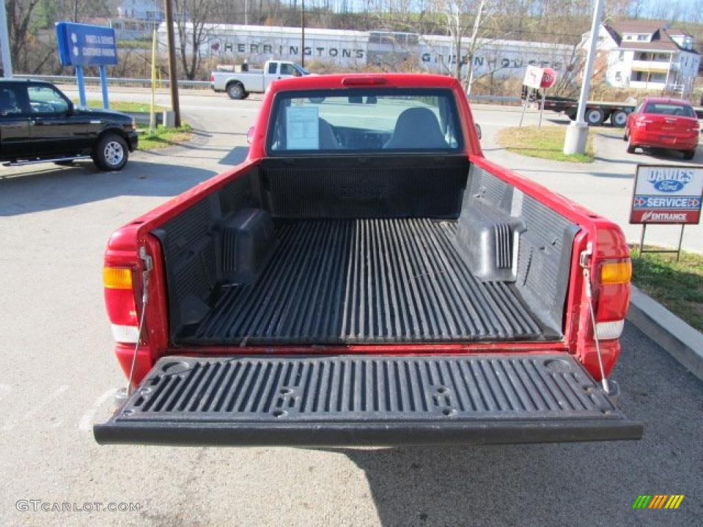 1999 Ranger Sport Regular Cab 4x4 - Bright Red / Medium Graphite photo #7