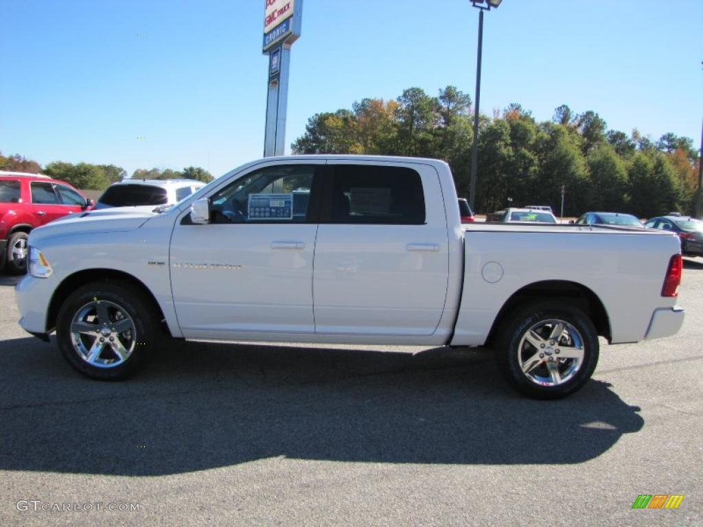 2011 Ram 1500 Sport Crew Cab - Bright White / Dark Slate Gray photo #4