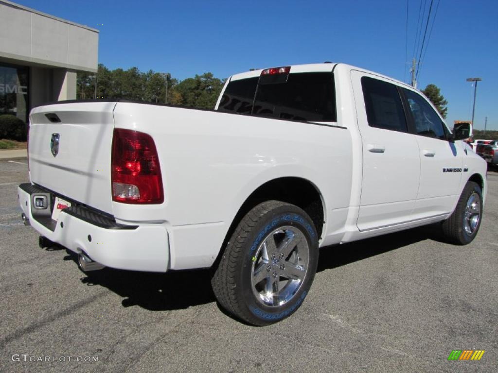 2011 Ram 1500 Sport Crew Cab - Bright White / Dark Slate Gray photo #7