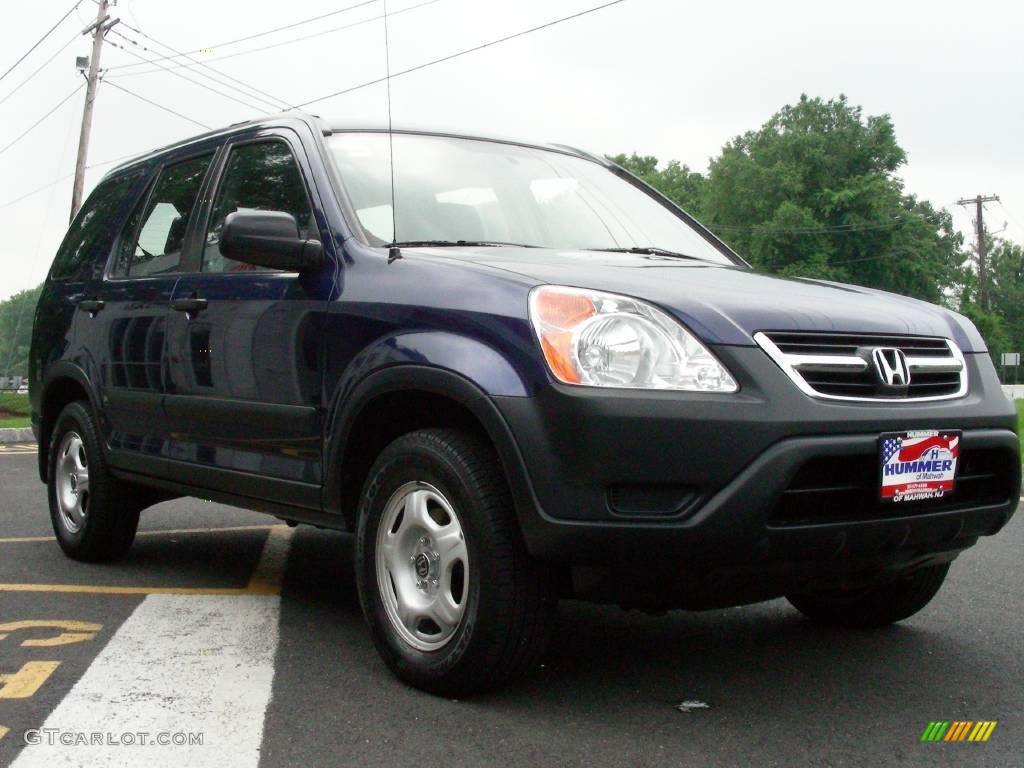 2004 CR-V LX 4WD - Eternal Blue Pearl / Black photo #3