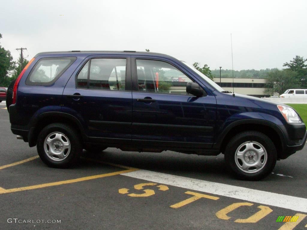 2004 CR-V LX 4WD - Eternal Blue Pearl / Black photo #4
