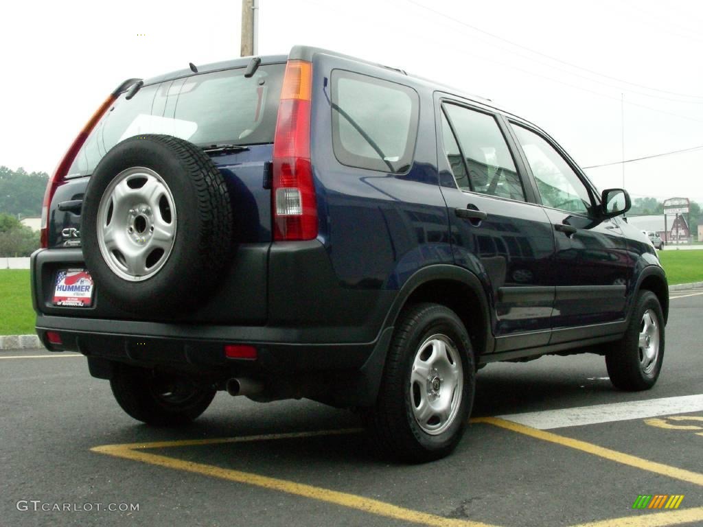 2004 CR-V LX 4WD - Eternal Blue Pearl / Black photo #5