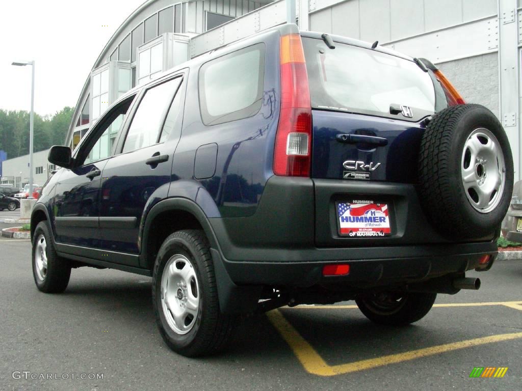 2004 CR-V LX 4WD - Eternal Blue Pearl / Black photo #7