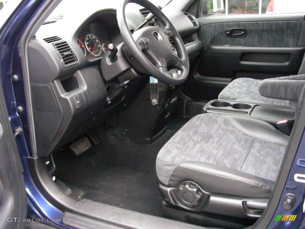 2004 CR-V LX 4WD - Eternal Blue Pearl / Black photo #10