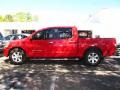 2005 Red Alert Nissan Titan LE Crew Cab  photo #4