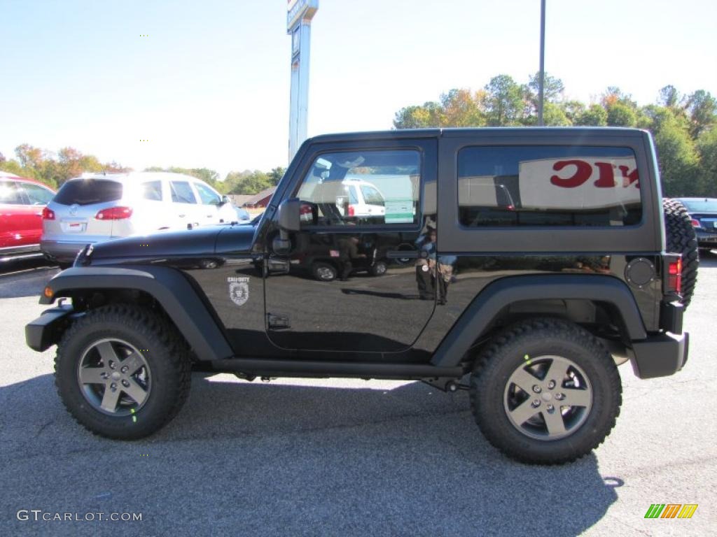Black 2011 Jeep Wrangler Call of Duty: Black Ops Edition 4x4 Exterior Photo #39586605