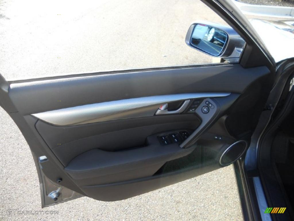 2010 Acura TL 3.5 Ebony Door Panel Photo #39586617