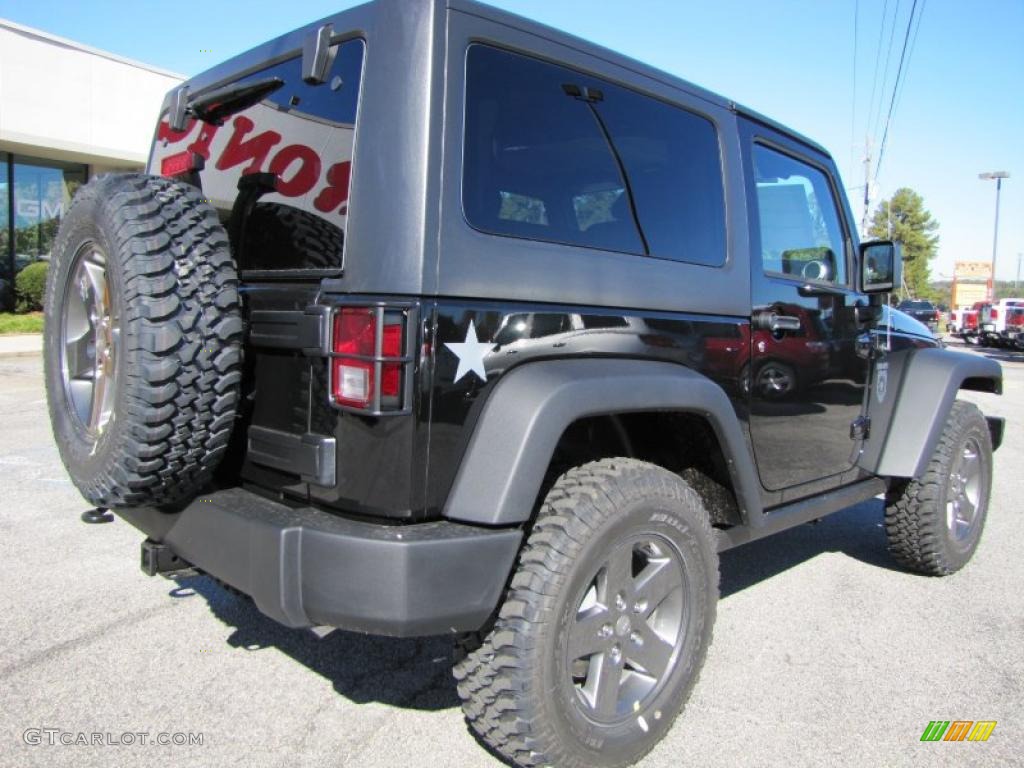 2011 Wrangler Call of Duty: Black Ops Edition 4x4 - Black / Black photo #7
