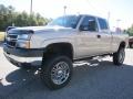 2007 Silver Birch Metallic Chevrolet Silverado 2500HD Classic LT Extended Cab 4x4  photo #3