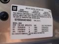2004 Cadillac SRX V8 Info Tag