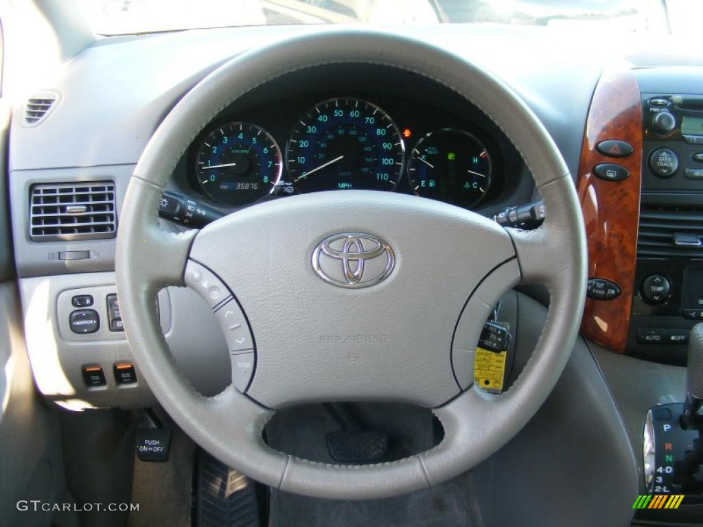 2008 Sienna XLE - Arctic Frost Pearl / Stone photo #18