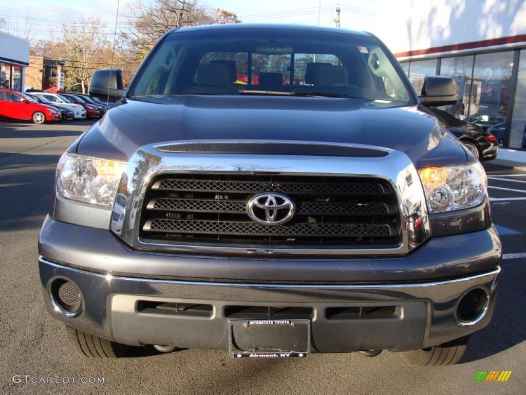 2008 Tundra Double Cab 4x4 - Slate Gray Metallic / Graphite Gray photo #2