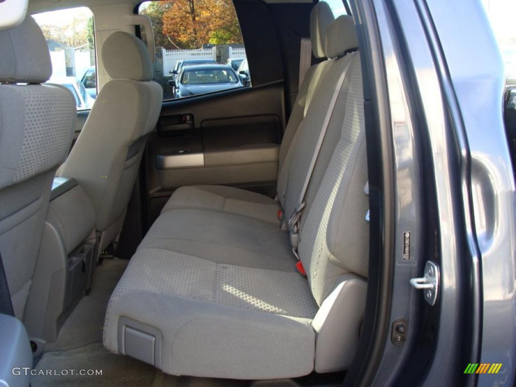 2008 Tundra Double Cab 4x4 - Slate Gray Metallic / Graphite Gray photo #10