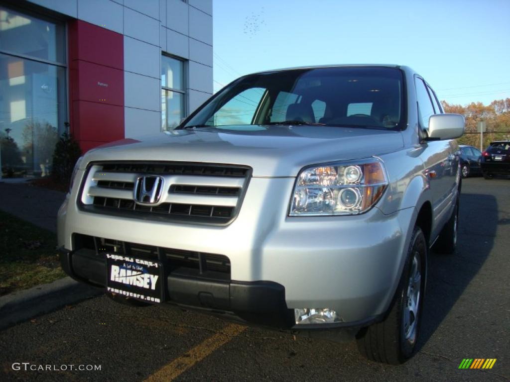 2008 Pilot EX 4WD - Billet Silver Metallic / Gray photo #1