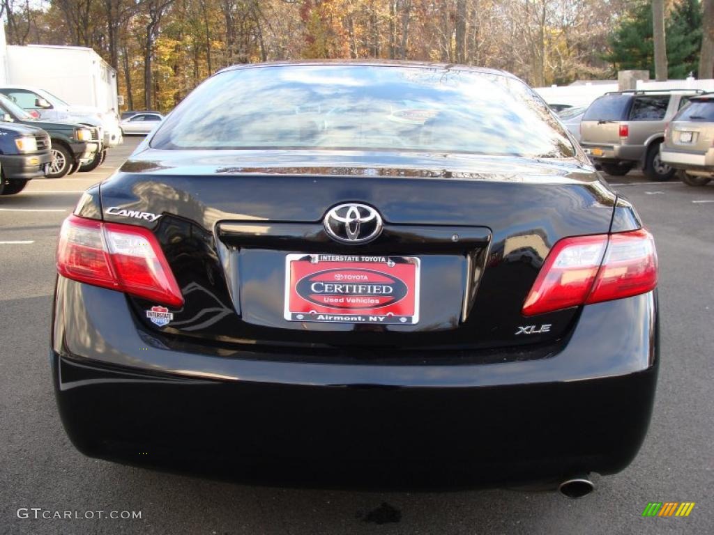 2008 Camry XLE - Black / Ash photo #4